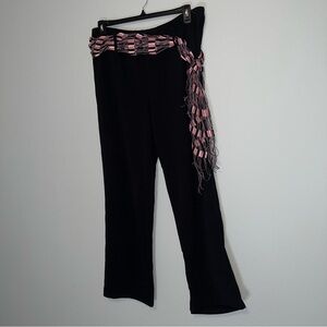 Urban Legends Pull On Pants with Decorative Belt Size 2X